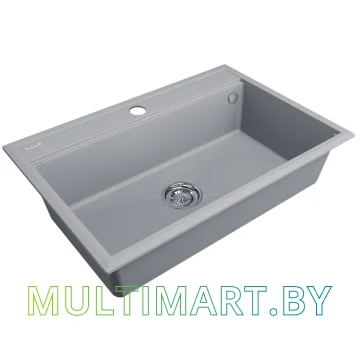 Кухонная мойка Paulmark Stepia PM117551-GRS (серый дым) картинка 2
